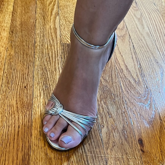 Giuseppe Zanotti Vicini Argento Heeled Sandals - Picture 2 of 8